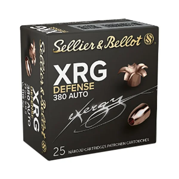 Mag-Tech/Sellier- Bellot Sellier & Bellot XRG Defense Handgun Ammunition 380 ACP 77gr HP 1116 fps 25/ct