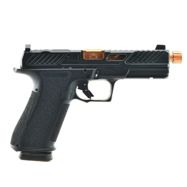 Shadow Systems dba Shadow Gunworks Shadow Systems DR920 Optic Elite Slide Handgun 9mm Luger 17rd Magazine 5" Threaded Bronze