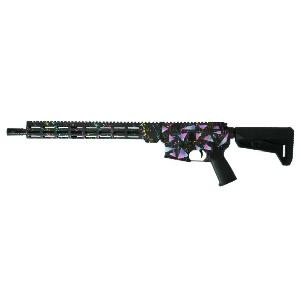 Shark Coast Tactical "Retro Miami" AR-15 Rifle 5.56mm 30rd Magazine 16" Barrel 15" M-LOK Handguard
