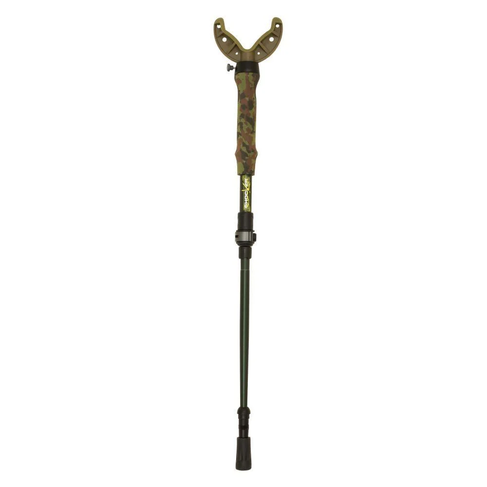 shocker-tom-maker-click-stix-monopod-primary The Allen Company Inc. Allen Shocker Tom Maker Click-Stix Shooting Stick 36" Green Camo