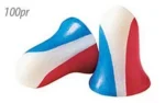 Westchester Protective Gear DBA PIP Global Safety Howard Leight Shooter's Earplugs 33NRR Red White Blue 100 Pairs - alternate