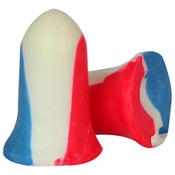 Westchester Protective Gear DBA PIP Global Safety Howard Leight Shooter's Earplugs 33NRR Red White Blue 100 Pairs