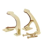 The Allen Company Inc. Allen Shotgun and Rifle Wall Mount Hooks Brass