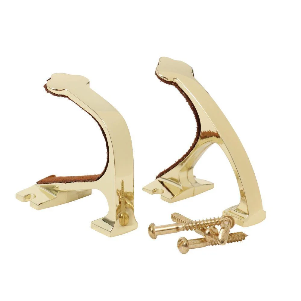 shotgun-rifle-brass-wall-mount-hooks-primary The Allen Company Inc. Allen Shotgun and Rifle Wall Mount Hooks Brass