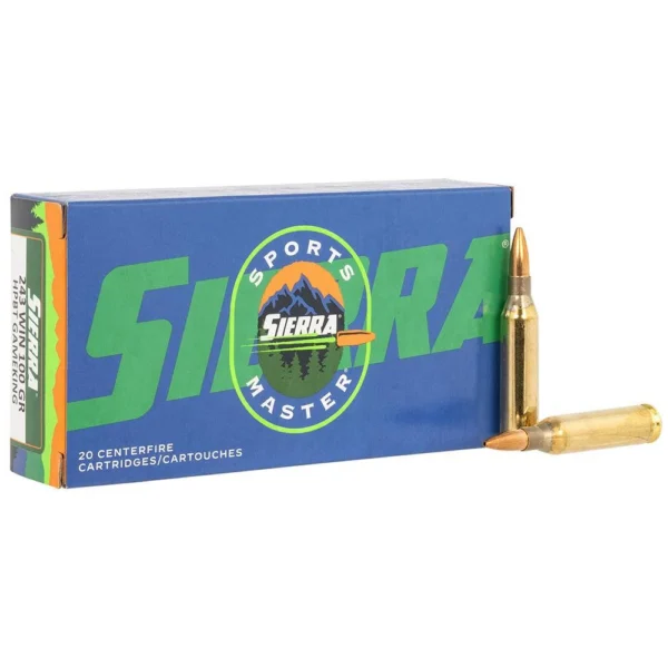 Sierra Bullets Sierra Sports Master Gameking Rifle Ammunition .243 Win 100gr HPBT 20/ct