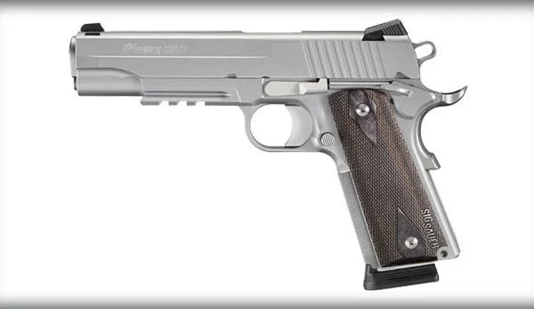 Sig Sauer SIG "1911 STAINLESS RAIL" 1911R-45-SSS-CA 5" STS W/ RAIL CA COMPLIANT