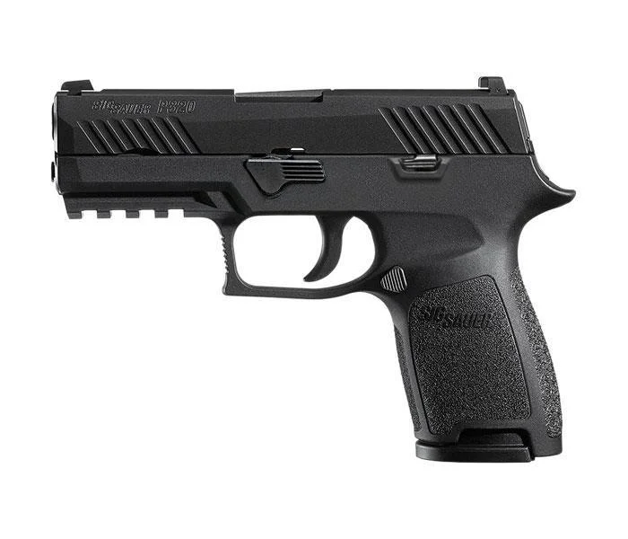 sig-sauer-p320-compact-9mm-ma-compliant-primary Sig Sauer P320 Compact Handgun 9mm Luger 10rd Magazines 3.9" Barrel Nitron Finish Siglite Sights MA Compliant Manual Safety