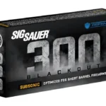 Sig Sauer Subsonic Max Expansion Rifle Ammunition .300 AAC Blackout 194 gr OTM 1000 fps 20/ct