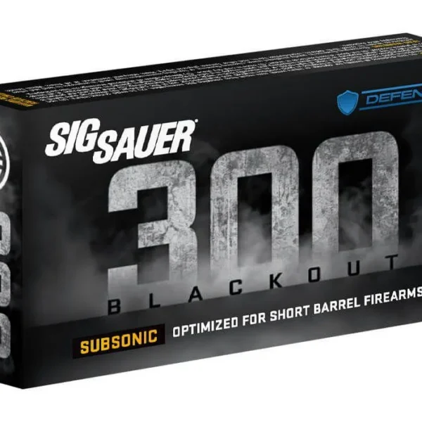 Sig Sauer Subsonic Max Expansion Rifle Ammunition .300 AAC Blackout 194 gr OTM 1000 fps 20/ct