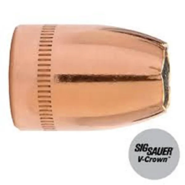 Sierra Bullets Sig Sauer V-Crown by Sierra Handgun Bullets 10mm .400" 165 gr JHP Sig Sauer V-Crown 100/ct