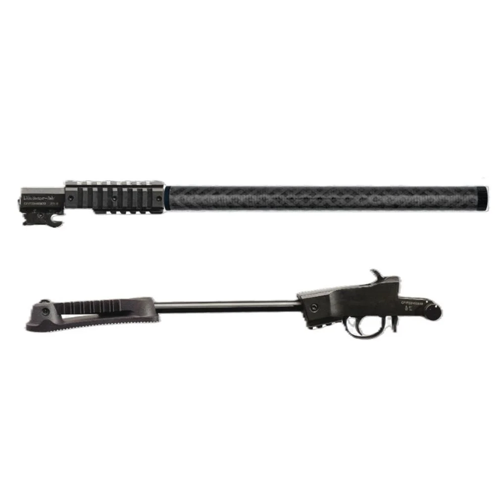 single-cf-threaded-rifle-primary Chiappa Firearms USA Ltd Chiappa Little Badger TDX Carnon Fiber Shroud Rifle .22 LR 1rd Capacity 18.5" Barrel