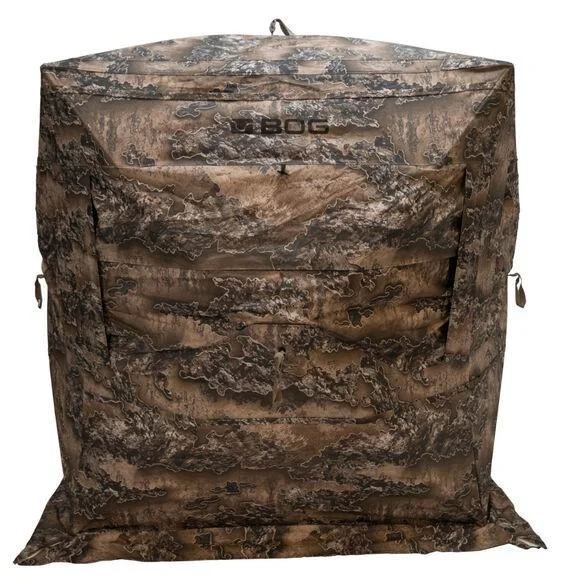 AOB BOG Sitting Hub Blind 600D-Realtree