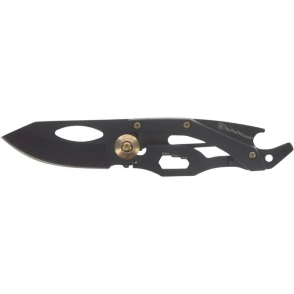 Battenfeld Knives Smith & Wesson Small Folding Knife 2" Drop Point Blade Black