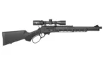 Smith & Wesson Inc. S&W Model 1854 Scoped Combo 45-70 Govt 6Rd Capacity 20" Barrel Walnut Stock/Forend Black - alternate view