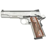 Smith & Wesson Inc. Smith & Wesson 1911 Engraved Handgun .45 ACP 8rd Magazine 5" Barrel Engraved Silver with Wood Grip