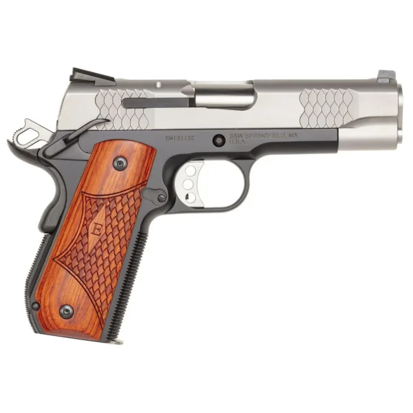 Smith & Wesson Inc. Smith & Wesson 1911SC E Series Handgun .45 ACP 7rd & 8rd Magazines 4.25" Barrel Round Butt Scandium Frame