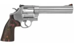 Smith & Wesson Inc. Smith & Wesson N Frame Model 629 Deluxe Handgun .44 Mag 6rd Capacity 6.5" Barrel Silver with Brown Grip
