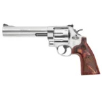 Smith & Wesson Inc. Smith & Wesson N Frame Model 629 Deluxe Handgun .44 Mag 6rd Capacity 6.5" Barrel Silver with Brown Grip