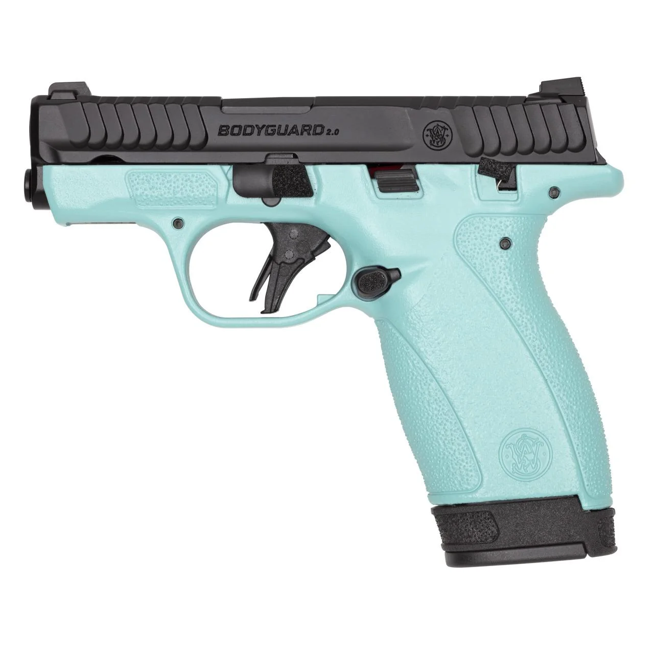 smith-wesson-bodyguard-2-0-380-acp-primary-2 Smith & Wesson Inc. Smith & Wesson M&P Bodyguard 2.0 Handgun .380 Auto 10rd (1) & 12rd (1) Magazines 2.75" Barrel Robin's Egg