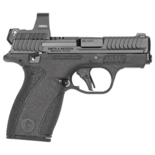 Smith & Wesson Inc. Smith & Wesson Bodyguard 2.0 w/RFX1 .380 Auto 10rnd (1) & 12rnd (1) 2.75" Barrel Black Thumb Safety