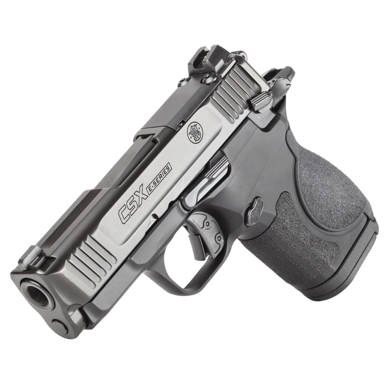 smith-wesson-csx-e-series-9mm-black-primary-1 Smith & Wesson Inc. S&W CSX E-Series Handgun 9mm Luger 10rd Magazines(2) 3.1" Barrel Thumb Safety Black Slide