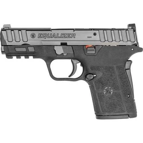 smith-wesson-equalizer-9mm-black-used-primary-1 Smith & Wesson Inc. Smith & Wesson Equalizer Handgun 9mm Luger 10rd Magazine 3.675" Barrel Black No Thumb Safety USED