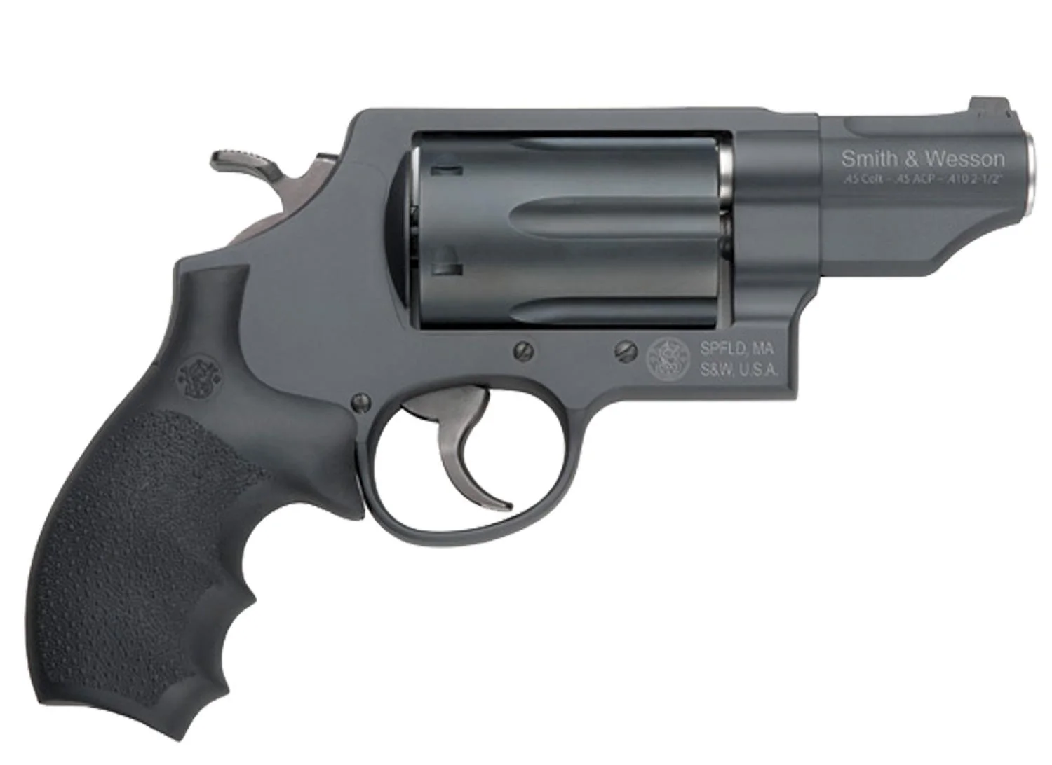 smith-wesson-governor-45-colt-410-black-used-primary Smith & Wesson Inc. S&W Governor Black Handgun .45 Colt/410 ga 6rd Capacity 2.75" Barrel-USED