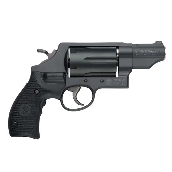 smith-wesson-governor-45-colt-410-used-primary Smith & Wesson Inc. S&W Governor Black Crimson Trace Grip Handgun .45 Colt/410 ga 6rd Capacity 2.75" Barrel-USED