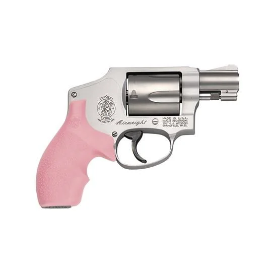 Smith & Wesson Inc. Smith & Wesson M642 Handgun .38 Special 5rd Capacity 1.875" Barrel Stainless Silver with Pink Grip USED