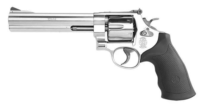 smith-wesson-model-610-10mm-revolver-used-primary Smith & Wesson Inc. S&W Model 610 10mm Revolver 10mm Auto 6rd Capacity 6.5" Barrel Stainless-USED