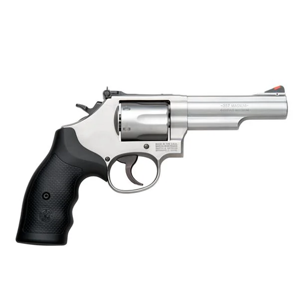 smith-wesson-model-66-357-mag-4-25-primary-1 Smith & Wesson Inc. Smith & Wesson K-Frame Series Model 66 Handgun .357 Mag 6/rd 4.25" Barrel Silver with Black Grip DEMO