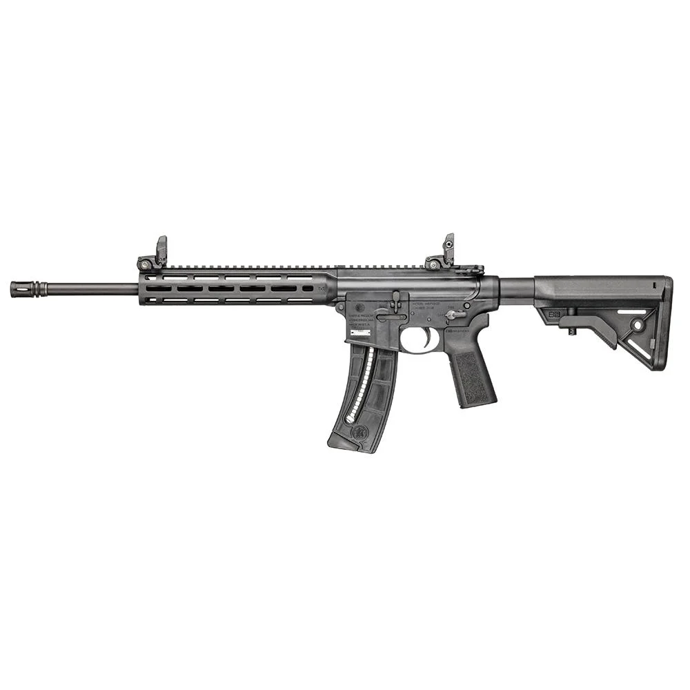smith-wesson-mp-15-22-sport-22-lr-primary-3 Smith & Wesson Inc. S&W M&P 15-22 Sport Rifle .22 LR 25rd Magazine 16.5" Barrel MBUS Sight and B5 Grip