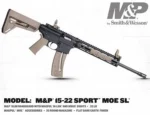 Smith & Wesson Inc. Smith & Wesson M&P 15-22 Sport MOE SL Rifle 22 LR 25rd 16.5" Barrel FDE - alternate view 3