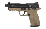 Smith & Wesson Inc. Smith & Wesson M&P 22 Compact Series Handgun .22 LR 10rd Magazines (2) 3.3" Threaded Barrel FDE with