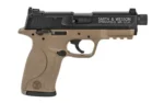 Smith & Wesson Inc. Smith & Wesson M&P 22 Compact Series Handgun .22 LR 10rd Magazines (2) 3.3" Threaded Barrel FDE with