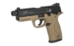 Smith & Wesson Inc. Smith & Wesson M&P 22 Compact Series Handgun .22 LR 10rd Magazines (2) 3.3" Threaded Barrel FDE with