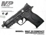 Smith & Wesson Inc. Smith & Wesson M&P 22 Compact Handgun .22 LR 10rd Magazine 3.6" Threaded Barrel Black - alternate view 6