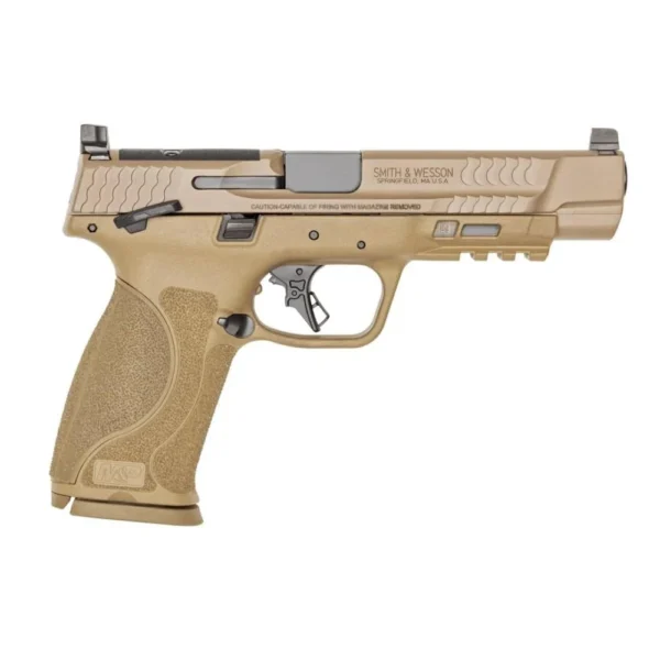 Smith & Wesson Inc. Smith & Wesson M&P 9 M2.0 Full Size Handgun 9mm Luger 17rd Magazine 5" Barrel FDE Optics Ready
