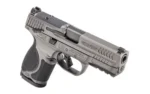 Smith & Wesson Inc. S&W M&P 9 M2.0 Metal Compact OR Handgun 9mm Luger 10rd Magazine(2) 4" Barrel Tungsten Gray Cerakote Thumb