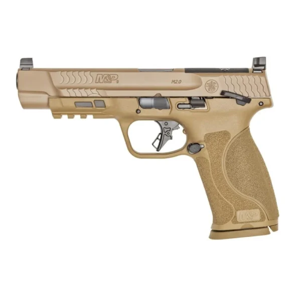Smith & Wesson Inc. Smith & Wesson M&P 9 M2.0 Full Size Handgun 9mm Luger 17rd Magazine 5" Barrel FDE Optics Ready USED