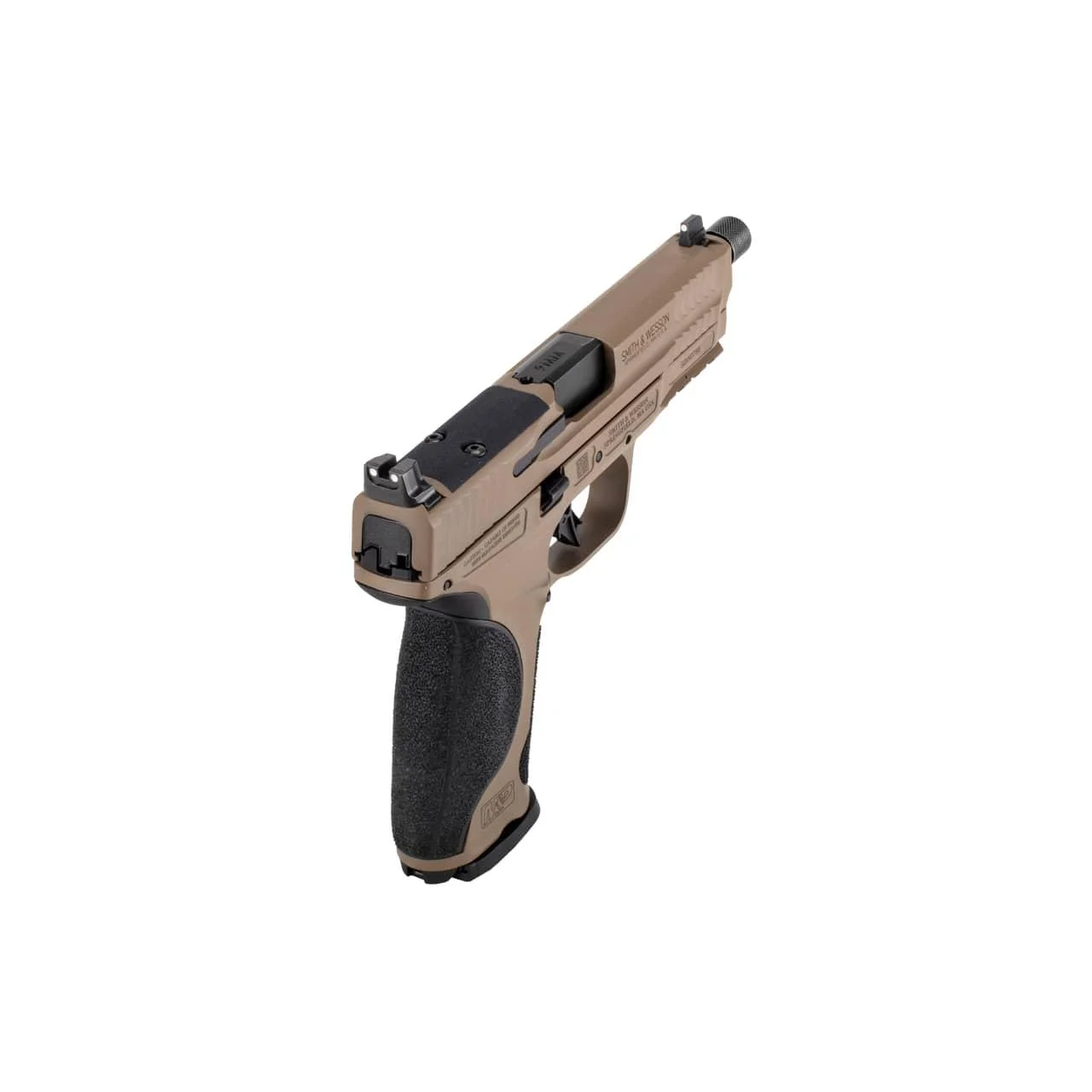 smith-wesson-mp-9-m20-metal-9mm-fde-primary Smith & Wesson Inc. S&W M&P 9 M2.0 Metal OR Optic Ready Handgun 9mm Luger 17rd Magazines(2) 4.6" Threaded Barrel No Thumb