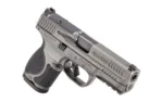Smith & Wesson Inc. S&W M&P 9 M2.0 Metal Compact OR Handgun 9mm Luger 15rd Magazine(2) 4" Barrel Tungsten Gray Cerakote Thumb
