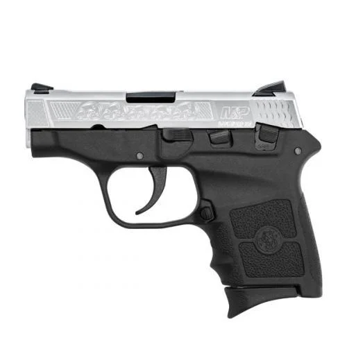 Smith & Wesson Inc. Smith & Wesson M&P Bodyguard 380 Engraved Handgun 380 ACP 6rd Magazine 2.75" Barrel Silver Slide with
