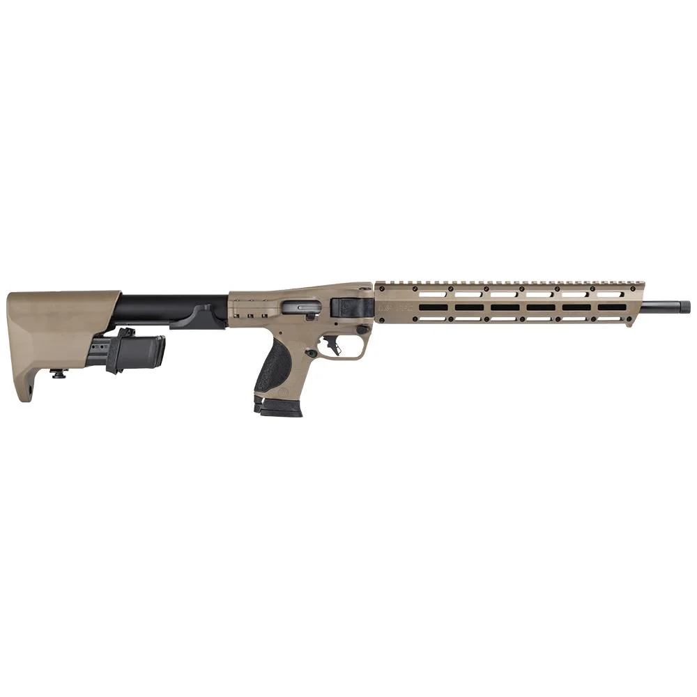 smith-wesson-mp-fpc-9mm-fde-primary-1 Smith & Wesson Inc. Smith & Wesson M&P FPC Rifle 9mm Luger 17rd (1) & 23rd (2) Magazines 16.25" Threaded Barrel FDE