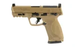Smith & Wesson Inc. Smith & Wesson M&P 10mm M2.0 Optic Ready Handgun 10mm Auto 15rd Magazine 4" Barrel Thumb Safety FDE
