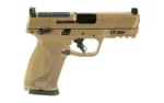Smith & Wesson Inc. Smith & Wesson M&P 10mm M2.0 Optic Ready Handgun 10mm Auto 15rd Magazine 4" Barrel Thumb Safety FDE