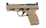 Smith & Wesson Inc. Smith & Wesson M&P 9 M2.0 Optic Ready Compact Handgun 9mm Luger 15rd Magazine 4" Barrel FDE No Thumb