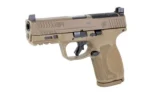 Smith & Wesson Inc. Smith & Wesson M&P 9 M2.0 Optic Ready Compact Handgun 9mm Luger 15rd Magazine 4" Barrel FDE No Thumb