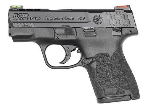 smith-wesson-mp-shield-m2-0-9mm-ported-primary Smith & Wesson Inc. Performance Center Ported M&P Shield M2.0 9mm Luger 3.1" barrel Hi Viz Sights-USED