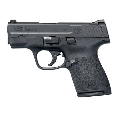 Smith & Wesson Inc. S&W M&P40 Shield M2.0 Handgun .40 S&W 6rd & 7rd Magazines (2) 3.1" Barrel Black No Thumb Safety White Dot